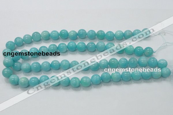 CAM309 15.5 inches 12mm round natural peru amazonite beads wholesale