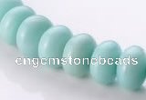 CAM33 rondelle 5*8mm natural amazonite gemstone beads Wholesale