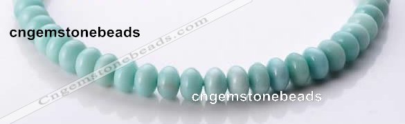 CAM35 natural amazonite 8*12mm rondelle gemstone beads Wholesale