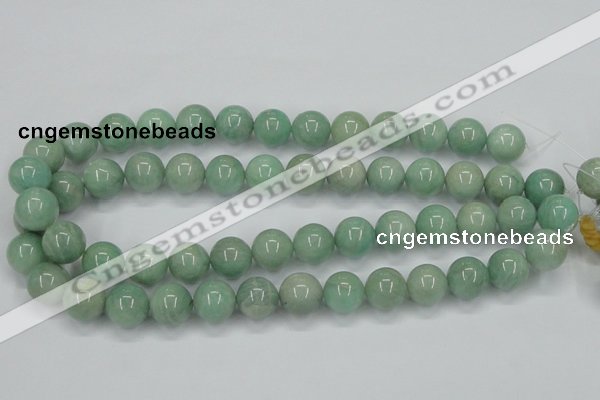 CAM404 15.5 inches 14mm round natural russian amazonite beads wholesale