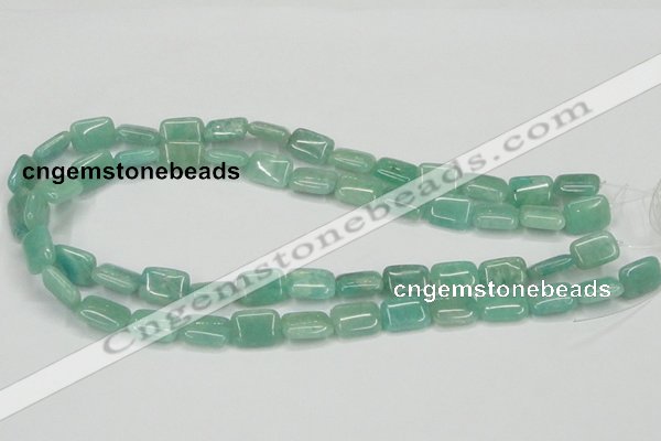 CAM405 15.5 inches 10*14mm rectangle natural russian amazonite beads