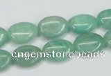 CAM407 15.5 inches 10*14mm oval natural russian amazonite beads