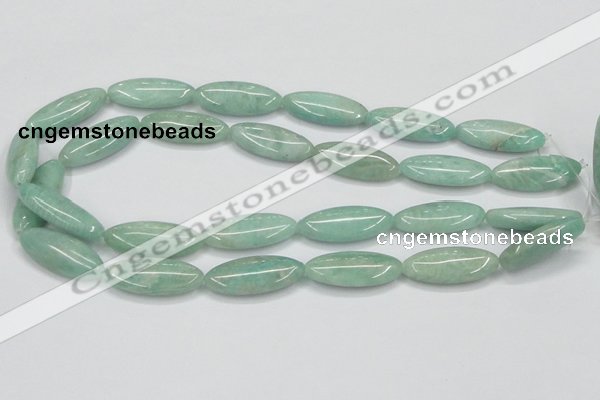 CAM410 15.5 inches 12*30mm horse eye natural russian amazonite beads