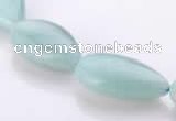 CAM50 flat teardrop natural amazonite 13*22mm beads Wholesale