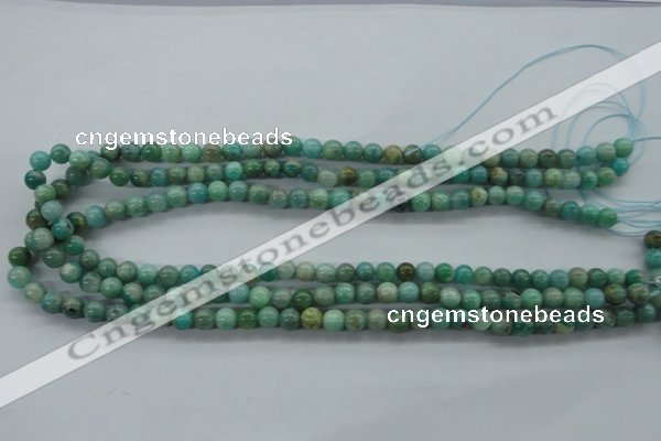 CAM521 15.5 inches 6mm round mexican amazonite gemstone beads