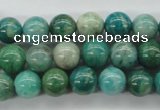 CAM523 15.5 inches 9mm round mexican amazonite gemstone beads