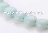 CAM53 10*10mm heart natural amazonite gemstone beads Wholesale