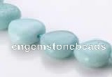 CAM55 heart natural amazonite 14*14mm gemstone beads Wholesale