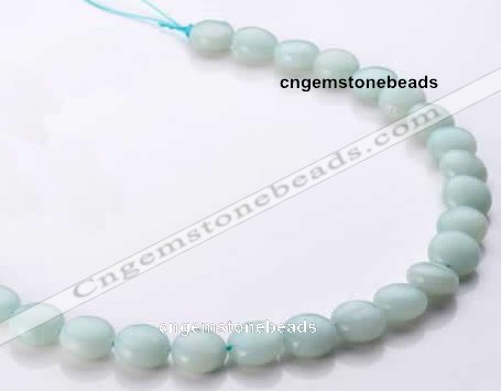 CAM58 12mm coin natural amazonite gemstone beads Wholesale