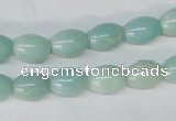 CAM602 15.5 inches 8*11mm rice Chinese amazonite gemstone beads