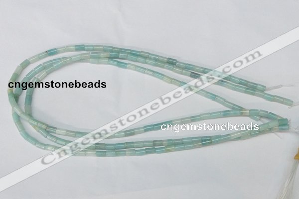 CAM605 15.5 inches 4*7mm column Chinese amazonite gemstone beads