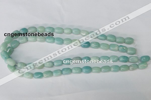 CAM608 15.5 inches 8*12mm nugget Chinese amazonite beads