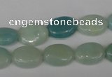 CAM623 15.5 inches 10*14mm oval Chinese amazonite gemstone beads