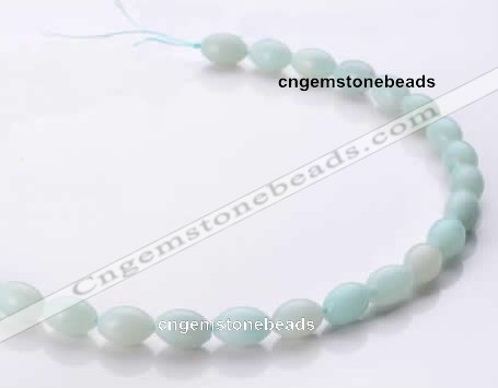 CAM63 natural amazonite 8*12mm oval gemstone beads Wholesale