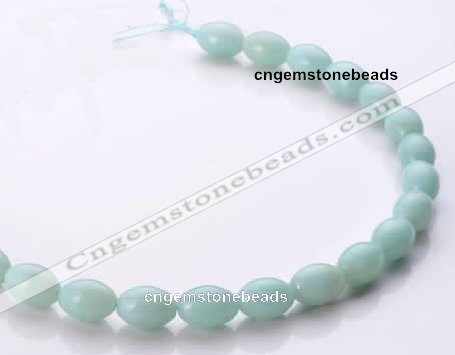 CAM64 10*14mm oval natural amazonite gemstone beads Wholesale