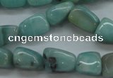 CAM658 15.5 inches 10*14mm nuggets amazonite gemstone beads