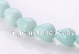 CAM66 8*10mm teardrop natural amazonite gemstone beads Wholesale