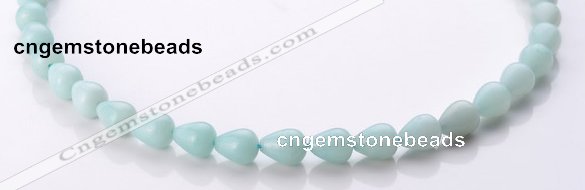 CAM66 8*10mm teardrop natural amazonite gemstone beads Wholesale