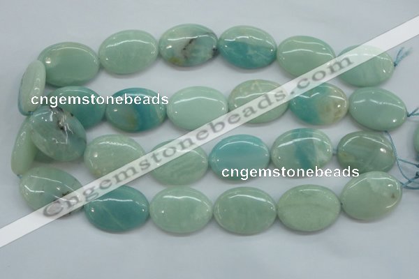 CAM665 15.5 inches 22*30mm oval amazonite gemstone beads