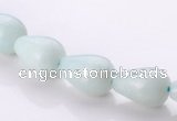 CAM67 teardrop 8*12mm natural amazonite gemstone beads Wholesale