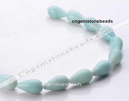 CAM69 natural amazonite 12*22mm teardrop beads Wholesale