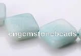 CAM71 6*16*16mm rhombic natural amazonite beads Wholesale