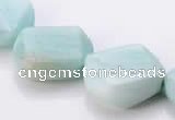 CAM73 20*20mm faceted rhombic natural amazonite beads Wholesale