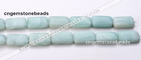 CAM74 18*25mm rectangle natural amazonite beads Wholesale