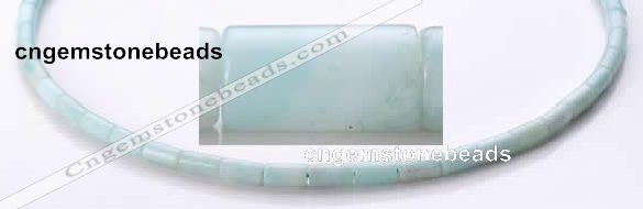 CAM75 4*8mm column natural amazonite gemstone beads wholesale