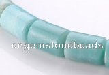 CAM76 13*15mm natural amazonite column gemstone beads Wholesale