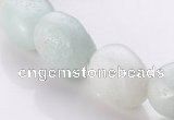 CAM82 10*11mm irregular pebble natural amazonite beads wholesale