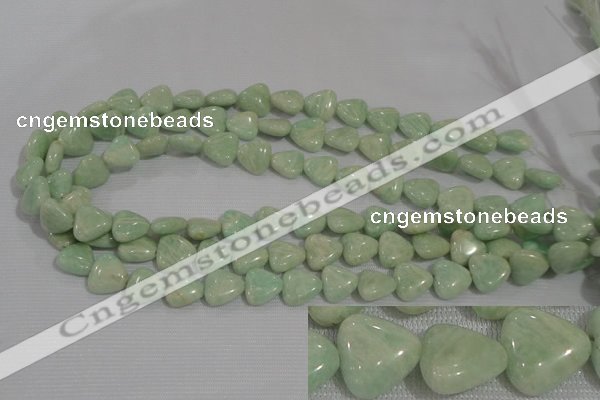 CAM856 15.5 inches 12*12mm triangle natural Russian amazonite beads