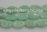 CAM858 15.5 inches 10*14mm oval natural Russian amazonite beads