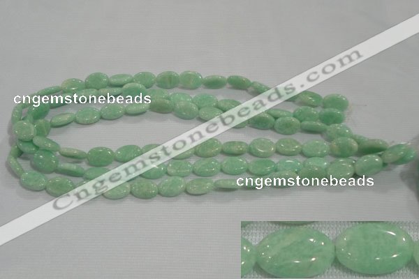 CAM858 15.5 inches 10*14mm oval natural Russian amazonite beads