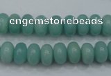 CAM910 15.5 inches 6*10mm rondelle amazonite gemstone beads wholesale