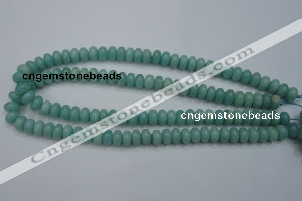 CAM910 15.5 inches 6*10mm rondelle amazonite gemstone beads wholesale