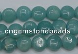 CAM914 15.5 inches 10mm flat round amazonite gemstone beads wholesale