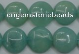 CAM917 15.5 inches 16mm flat round amazonite gemstone beads wholesale