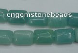 CAM932 15.5 inches 10*14mm rectangle amazonite gemstone beads