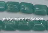 CAM933 15.5 inches 12*16mm rectangle amazonite gemstone beads