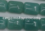 CAM935 15.5 inches 15*20mm rectangle amazonite gemstone beads wholesale