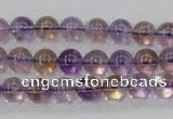 CAN02 15.5 inches 8mm round natural ametrine gemstone beads