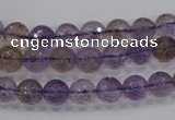 CAN08 15.5 inches 6mm faceted round natural ametrine gemstone beads