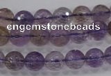 CAN10 15.5 inches 10mm faceted round natural ametrine gemstone beads