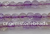 CAN105 15.5 inches 3.5mm faceted round ametrine gemstone beads