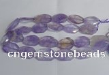 CAN175 20*30mm - 25*35mm twisted & faceted freeform ametrine beads