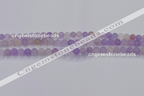 CAN201 15.5 inches 6mm round matte ametrine beads wholesale