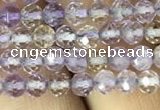 CAN210 15.5 inches 4mm round faceted ametrine beads wholesale