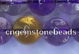 CAN223 15.5 inches 12mm round ametrine gemstone beads wholesale