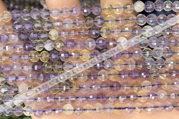 CAN251 15.5 inches 5mm pumpkin ametrine gemstone beads